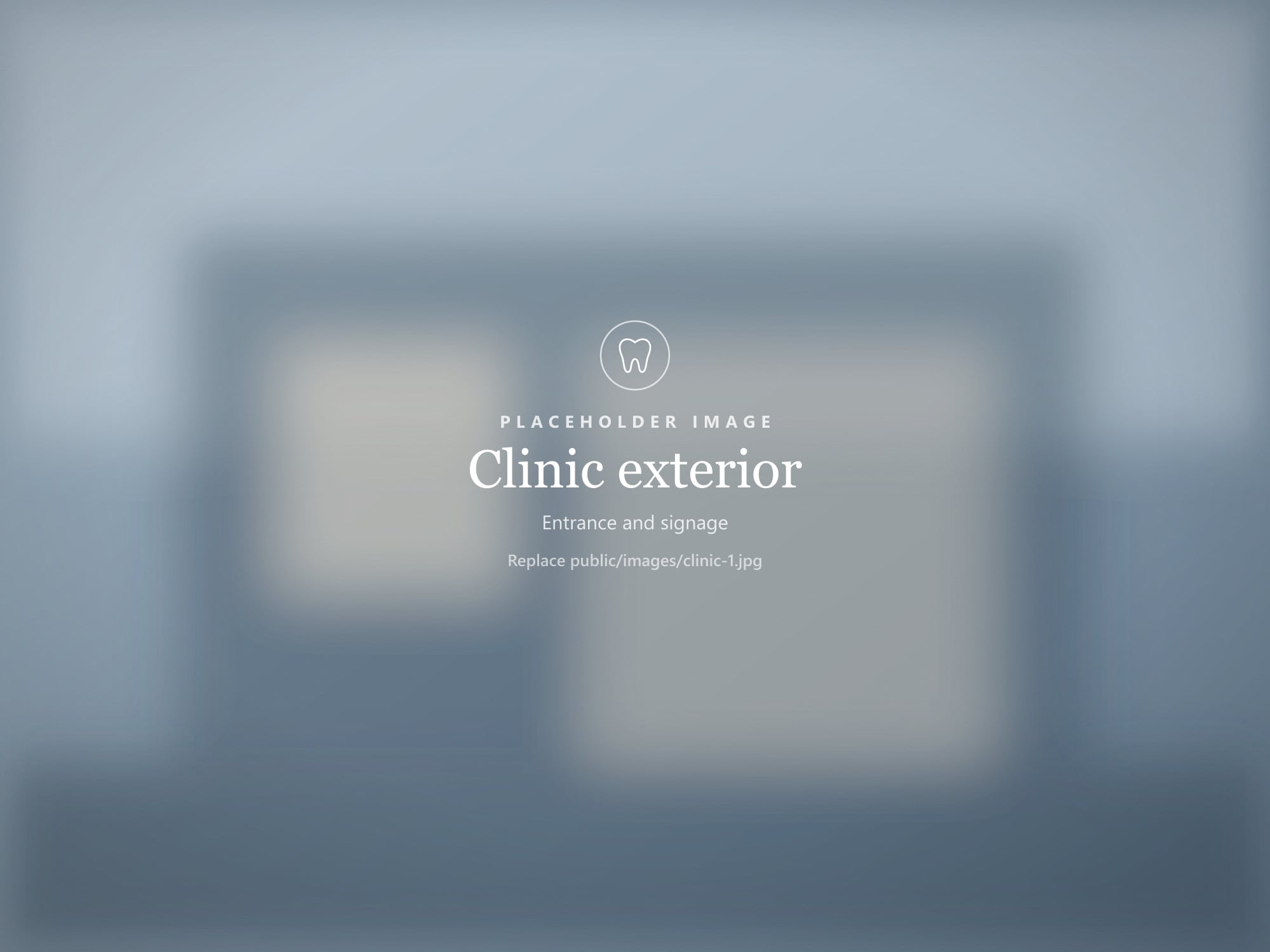 Exterior of the Super Dental clinic