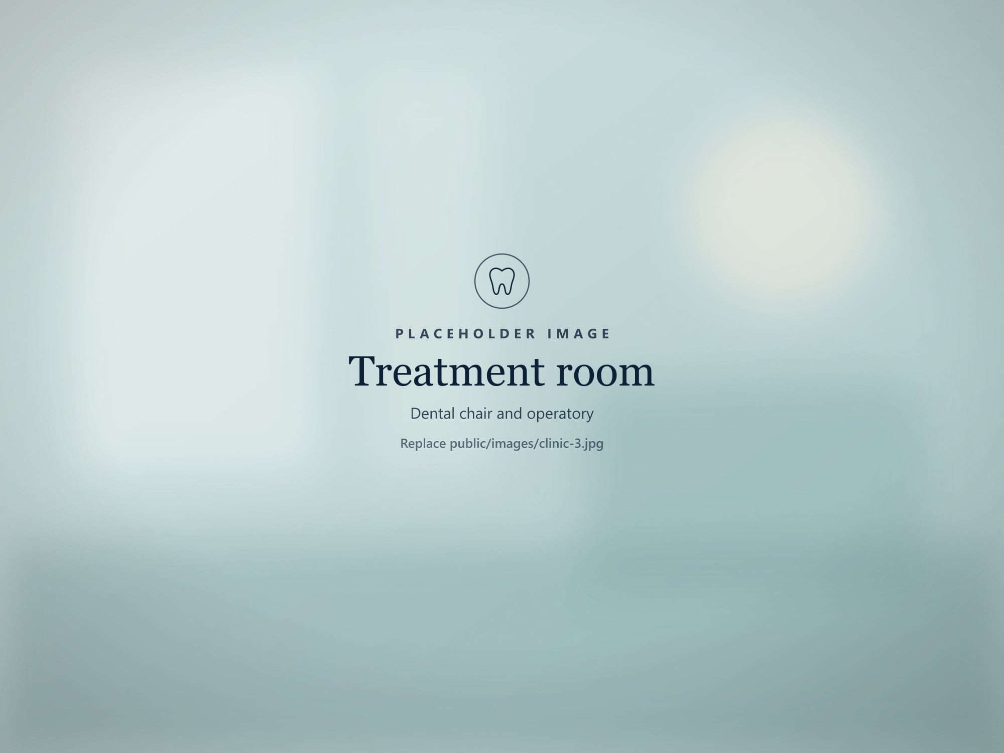 A treatment room at Super Dental